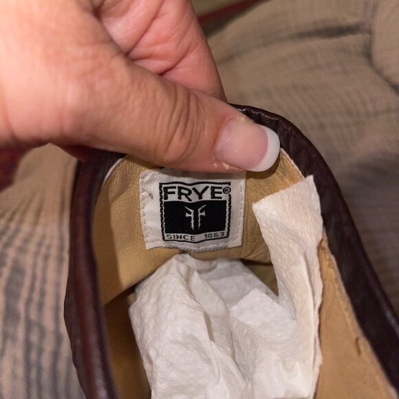 Fyre Womens Boots Size 9 Brown Phillip Harness Studded Ankle Leather Casual - Picture 6 of 15